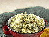 Crockpot Spinach Artichoke Dip with Frozen Spinach