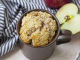 Easy Spiced Apple Mug Cake