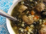 Italijanska venčana čorba - minestra maritata - italian wedding soup