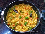 Capsicum Pulao | Capsicum Rice | How To Make Capsicum Masala Rice