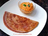 Ragi Dosa | Finger Millet Dosa | No Fermentation Ragi Dosa