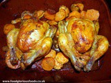 All Spice and Paprika Poussins with Chorizo