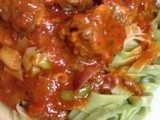 Marevellous cheesy chilli meatballs