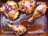 Mustard and Pomegranate Baked Chicken
