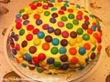 Smartie Rainbow cake