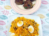 Spicy Beef Patties with Briani Celebration Rice