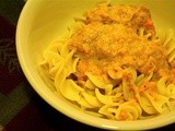 Pasta w/Creamy Sweet Potato Sauce (gf, df)