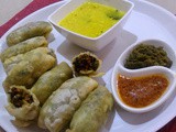 Sambharvadi(Coriander And Nuts Crispy Rolls)