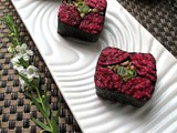 5-Star Makeover: Beetroot Shikai Maki with Shiitake Mushroom and French Bean Filling