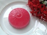 Coconut-Rose Agar Agar Dessert