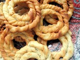 Crispy Spiral Garlicky Mustard and Rosemary Murukku