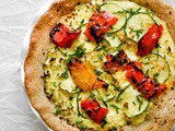 Cauliflower Rice Quiche with Zucchini, Pepper and Feta