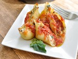 Conchiglioni Rigati al Forno – Ricotta & Shiitake Stuffed Shells