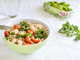 Giant Whole Wheat CousCous and Butter Bean Salad