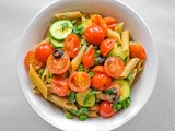 On Summer Salad Pasta and on Why you Should Not Rinse Pasta with Cold Water