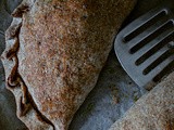 Quick Veggie Loaded Whole Wheat Calzone