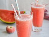 Watermelon and Peach Agua Fresca