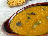 Basic Dal Recipe / Uppu Paruppu Using Toor Dal (South Indian)