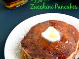 Eggless Whole Wheat Zucchini Pancakes