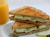 Grilled Granny Smith and Swiss Cheese Sandwich
