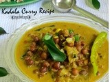 Kerala kadala curry recipe for puttu