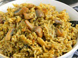 Mint Mushroom Biryani Recipe / Easy Mint Biryani