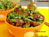 Mushroom Manchurian / Dry Mushroom Manchurian Recipe