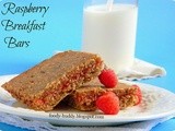 Raspberry Breakfast Bars / Healthy Breakfast Bars