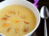 Rice coconut kheer recipe with jaggery