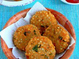 Sabudana Aloo Vada Recipe / Javvarisi Vadai / Sago vada