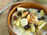 Steel Cut Oats With Fruits And Nuts / Quick Breakfast Recipe
