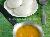 Tiffin Sambar Recipe | Idly Sambar Recipe With Moong Dal