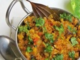 Vada Curry Recipe using leftover Masala vadai