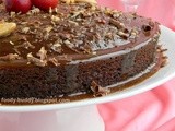 Vegan Eggless Chocolate Cake Recipe With Chocolate Peanut Butter Frosting