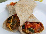 Homemade Refried Bean Cheese Burrito Recipe (Vegetarian)