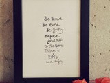 Be brave – Be bold – Expose yourself