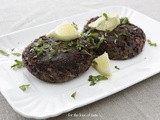 Black Rice Tuna Burger  /// Zwarte Rijst Tonijn Burger