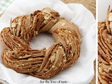 Braided hazelnut- cinnamon Easter bread