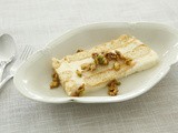 Cassata with dandelion and pistachio crunch