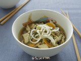 Daikon mushroom autumn soup