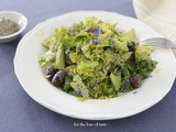 Green Salad with anchovies dressing /// Groene Salade met ansjovis dressing