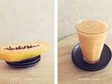 Papaya Lime cool down smoothie /// Papaja Limoen cool down smoothie