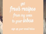 Slider fresh recipes to your inbox