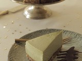 White chocolate matcha cheesecake – raw