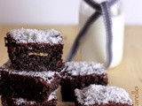 Brownie al cocco e banana