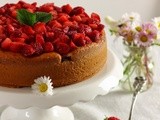 Torta di fragole e panna