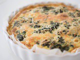 Spinach and Salmon quiche / Quiche au saumon et aux épinards