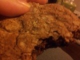 Freakangel Cooks: Orange Chocolate Textured Double Chocolate Cookies