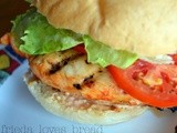 Buffalo Chicken Sandwich:  kc Masterpiece Buffalo Marinade