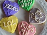 Conversation Heart Sugar Cookies